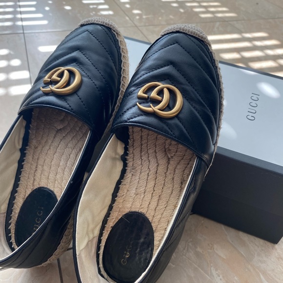 Gucci spadilles in a pristine condition, original box and dust bags - Picture 4 of 8